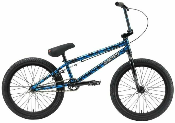 Купить Велосипед BMX TechTeam Grasshopper 20" (2022) синий-черный